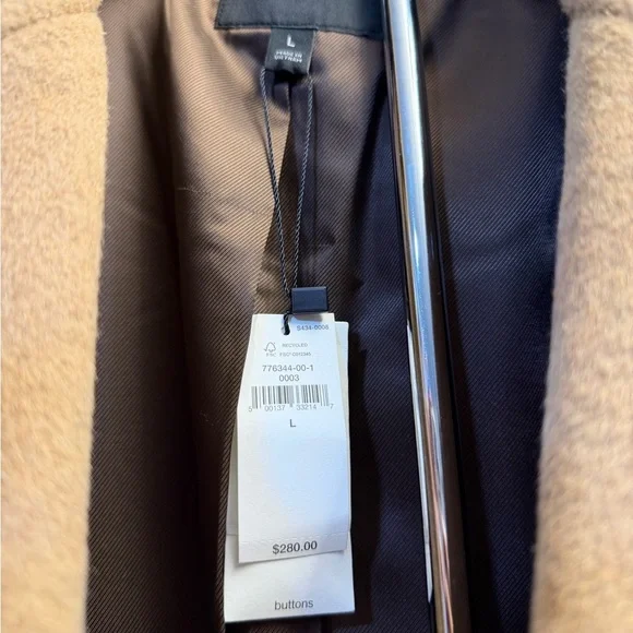 Wool Men's Tan Overcoat - Brand new - Picture 6 of 9